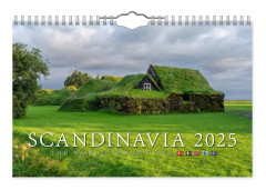 Väggkalender Scandinavia 2025 Gullers
