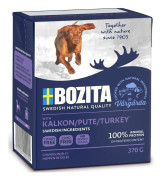 Hundfoder Bozita Tetra Recart Kalkon, 370 g, 16-pack