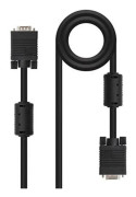 VGA Kabel NANOCABLE 10.15.0202 Svart 1,8 m