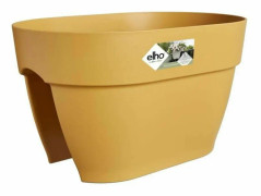 ELHO - Blomkruka - Vibia Campana Flower Bridge 40 - Honungsgul - Utebalkong - L 26 x B 39 x H 22 cm