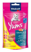 Vitakraft katt Yums lax 40g + 20% gratis fri deskment d / katt