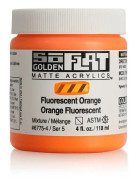 SoFlat Gyllene Akrylfärg 118 ml Fluorescerande Orange S5