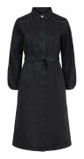 Robe Pieces - 17107690 - Pcrosie Ls Midi Stud Dress-VI BC Damklänning