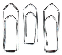 Pappersgem 50 mm 100-pack Wedo