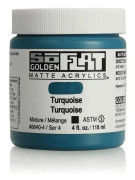 SoFlat Gyllene Akrylfärg 118 ml Turkos S4 Blå