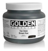Akrylfärg HB Gyllene 946 ml Brun VanDyke S3 Brun