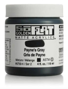 Akryl SoFlat Golden Paint 118 ml Payne Grey S2