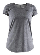 Craft Eaze Ss Melange TeeW Black Melange