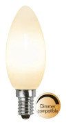 LED-lampa E14 kronljus Opaque Filament Opal, dimbar