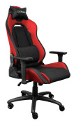 Trust GXT 714 Ruya - Spelstol - armstöd - T-formad - lutning - svängtapp - högdensitetsskum, PU-behandlat läder, plast - röd