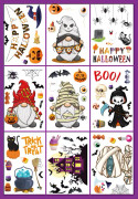 Halloween Dekorationer Halloween Fönsterklistermärken Halloween Tillbehör Dekaler Glad Halloween Väggklistermärken Halloween Pajer