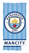REMAKE Manchester City FC Strandhandduk Storlek One Size Himmelblå Himmelblå One Size