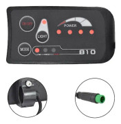 5pin S810 E-cykelmätare LED-display Ip65 36v Uart för elcykel Elcykelmätare(36v)