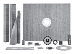 Shower Surround Kit - VEVOR - 60" x 48" med 2" ABS centerfläns - Lämplig för duschkar