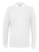 Cottover Långärmad T-shirt med piké för män