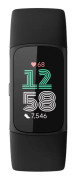 Fitbit Charge 6 - Svart aluminium - aktivitetspårare med evighetsband - silikon - obsidian - NFC, Bluetooth - 37.64 g