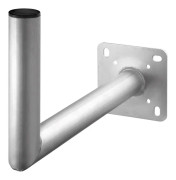 Vägghållare i aluminium för parabolantenn, avstånd till väggen 450 mm
