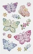 Creativ Company Diamond Stickers Butterfly 1 Sheet