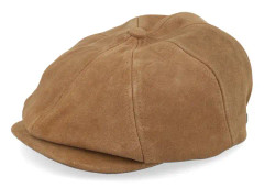 Brixton - Brun flatcap Keps - Brood Reserve Toffee Snap Newsboy Flat Cap @ Hatstore