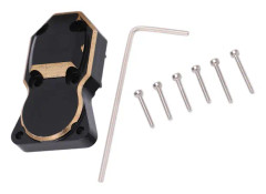 RC-bil Brass Differential Cover Svart 1/24 Simuleringsmodell för Axial SCX24 AXI90081 AXI00001 AXI00002