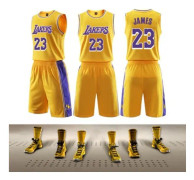 #23 Lebron James Basketbolldräkt Set Lakers Ungdomströja Ny Produkt 5XL