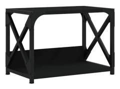 Skrivarstöd 2 nivåer svart 44x26x31,5 cm32 [cm]
