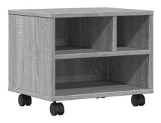 Skrivarställ med hjul sonoma grå 41x32x34,5 cm35 [cm]