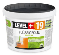 Fleksibel tätningfilms - LEVEL - RM19 - 4KG - Elastisk - Vattenbeständig - För kakel och trä orange