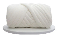 DIY Velvet Chenille garn White White