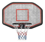 Baskettavla Svart 109x71x3 cm Polyeten [cm]