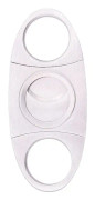 2 st Silver Rostfritt Stål Cigarrklippare, Cigarrklippare, Dubbla Bladsaxar 90*40mm