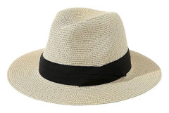Sommar Fedora Strawhatt med Bred Brätte för Små Barn, Flickor och Pojkar, Floppy Strand Solskydd
