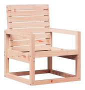 Trädgårdsstol i massivt douglasgran - Brun - 57,5x63x76 cm - Lamelldesign - För utomhusbruk