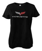 Corvette C6 Logo Girly Tee