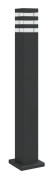 Golvlampa utomhus - Svart - Aluminium - 80 cm - IP44 - Modern design