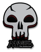 Black Mana Skull Sticker