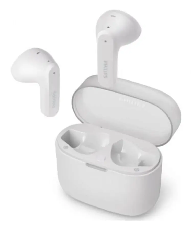 Philips TAT2139WT - True wireless-hörlurar med mikrofon - inuti örat - Bluetooth - vit