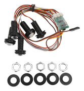 RC-strålkastare med 10 lägen, hög ljusstyrka, ersättnings-LED-framljus för Traxxas Slash 2wd 4wd 1/10 RC-bil