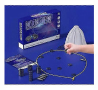 Magnetiskt Schackspel - Magnetiskt Brädspel - Roligt Magnetiskt Brädspel - Pusselstrategispel - Julgåva till Barn