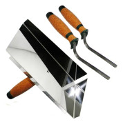 Fogslev 8,10 mm MAJSHANDTAG och fogplatta i rostfritt stål 245x155 mm CT04