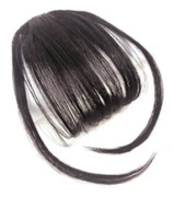 Luggs Hårklämma In Bangs Wispy Bangs Med Sidor Hårstycken För Kvinnor Clip On Air Bangs Platta Rena Bangs Hårförlängning För Dagligt Användande (Mörkbrun)