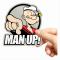 Man Up! Sticker