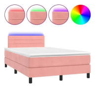 Maison Ribbbotten med madrass och LED Rosa 120x200cm