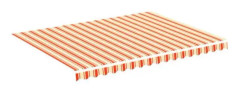 Ersättningstyg för markis Gul och orange 4x3 m0 [cm]