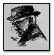 Heisenberg Sketch Sticker