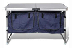 Fällbart campingskåp med aluminiumram68 [cm]