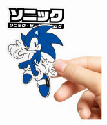 Sonic The Hedgehog Japanese Logo Sticker