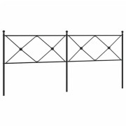 Sänggavel i svart metall 200 cm91 - MÄRKE - Modell - Färg(er) - Strukturmaterial - Mått