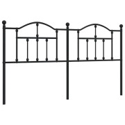 Sänggavel i svart metall 180 cm97 - MÄRKE - Modell - Färg(er) - Strukturmaterial - Mått