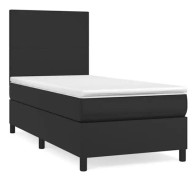 Maison Ribbbotten med madrass Svart 100x200 cm Fuktskinn